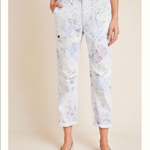 Anthropologie Wanderer Watercolor Cargo Pants - Picture 4 of 16